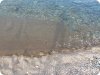 Η αμμουδιά στη δεύτερη παραλία των Κοσκίνων