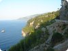 The road from Pili Beach to Vlachia beach, North Evia